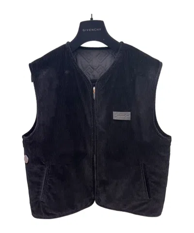 Givenchy Double-sided Vest In Black
