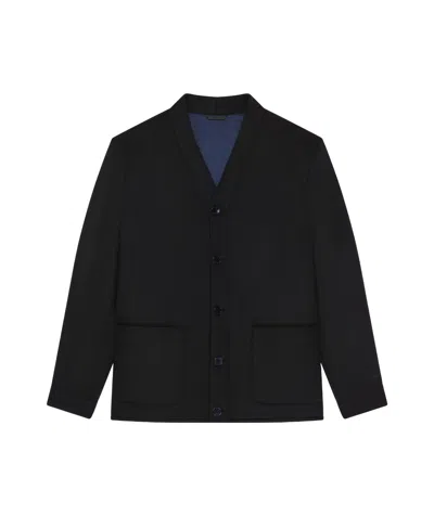 Givenchy Double-sided Wool And Cashmere Cardigan In Black