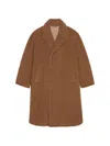 Givenchy Double-breasted Coat In Brown