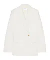 Givenchy Double-breasted Cocoon Jacket In Wool And Mohair In Multi