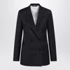 Givenchy Double Breasted Jacket Pinstripe Front Pockets In Blue