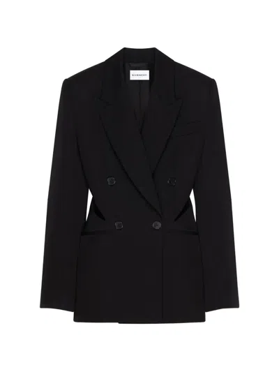 Givenchy Doppelreihige Jacke Aus Wolle In Black