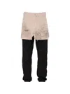 Givenchy Cargo Style Stretch Poplin Pant In Black