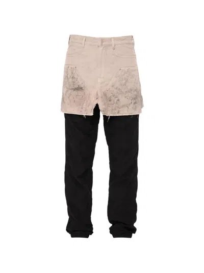 GIVENCHY DOUBLE-LAYERED TROUSERS