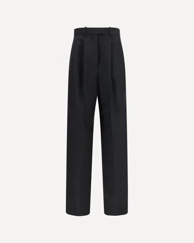 Givenchy Double-pleat Pants In Wool And Mohair In Black