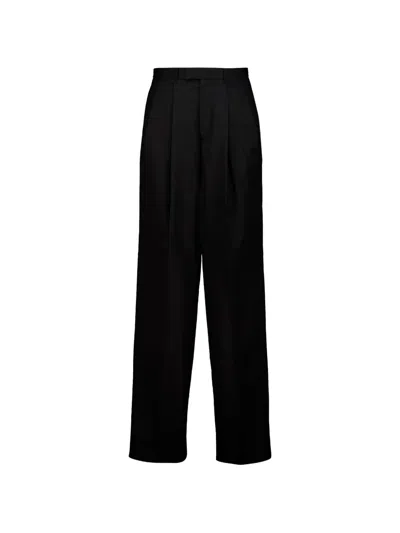 Givenchy Double-pleat Tailored Trousers In Black