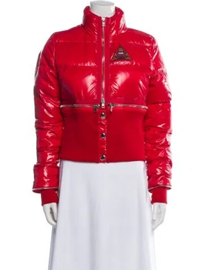 Pre-owned Givenchy Down Jacket W/ Tags In Red