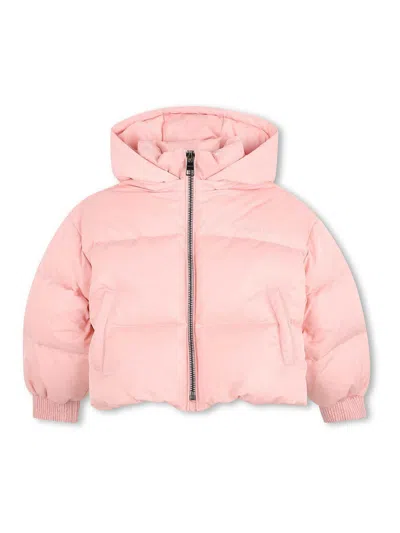 Givenchy Kids' Down Jacket With Hood In Nude & Neutrals