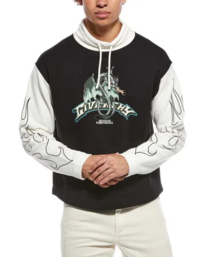 Givenchy Dragon Print Mock Neck Sweatshirt In Black