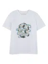 Givenchy Dragon-print T-shirt In Blue