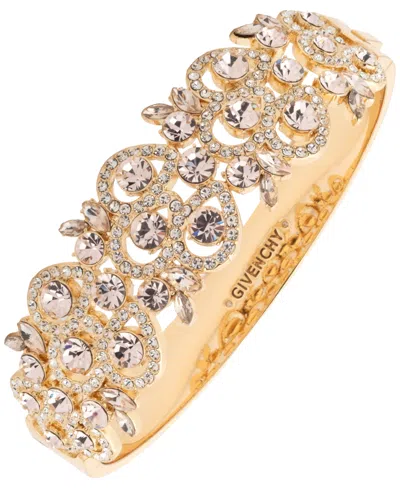 Givenchy Drama Crystal Bangle Bracelet In Pink