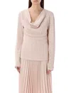 Givenchy 4g-jacquard V-neck Top In Blush_pink