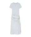 Givenchy Draped Dress In Light Blue