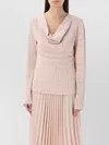 Givenchy 4g-jacquard V-neck Top In Neutrals