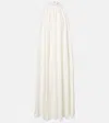 Givenchy Draped Maxi Dress In Red