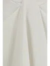 Givenchy Draped Merino Wool And Mohair Skirt In White
