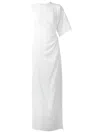 Givenchy Draped Off-shoulder Dress In White