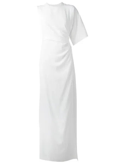 Givenchy Draped Off-shoulder Dress In White