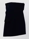 Givenchy Draped One-shoulder Velvet Dress