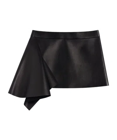 Givenchy Draped Skirt In Black