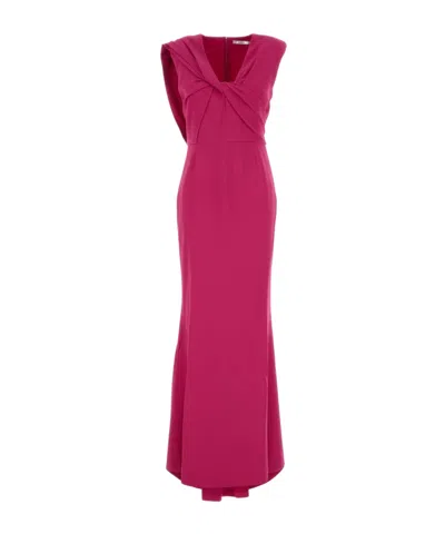 Givenchy Knot-detail Sleeveless Dress In Pink