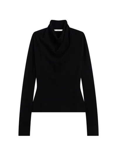 Givenchy Draped Sweater In Wool In Multi