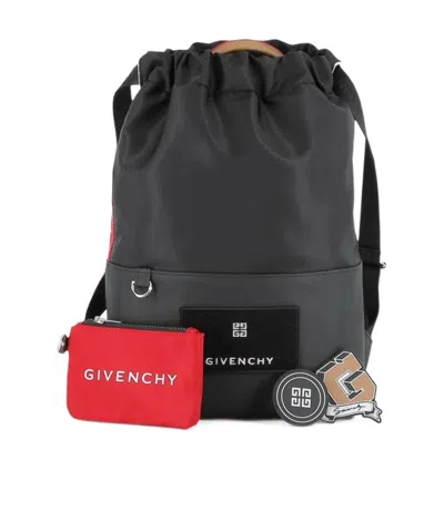 Givenchy Drawstring Backpack In Black