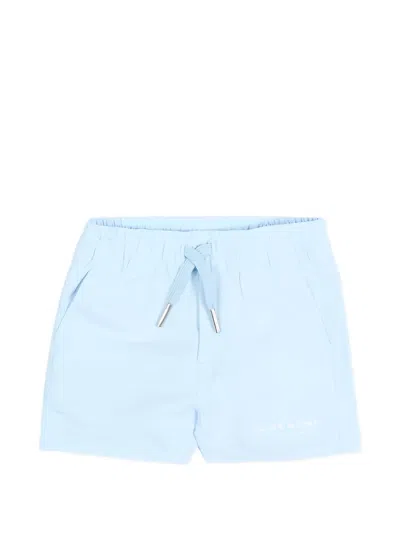 Givenchy Babies' Drawstring Boxer Shorts In Blue