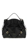 Givenchy Drawstring Leather Shoulder Bag In Black