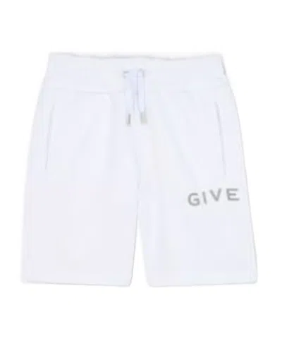 Givenchy Drawstring Shorts In White