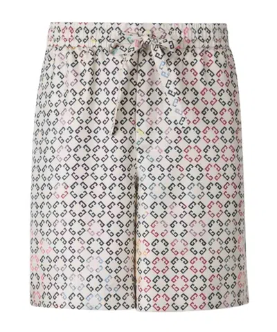 GIVENCHY MULTICOLOR PYJAMAS SHORTS IN MONOGRAM 72 SILK