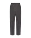 Givenchy Drawstring Straight Trousers In Black