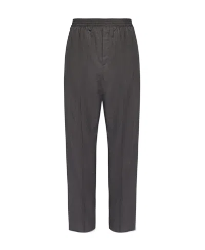 Givenchy Drawstring Straight Trousers In Grey