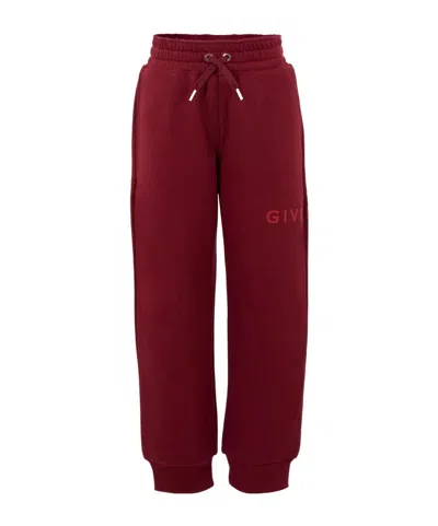 Givenchy Drawstring Sweatpants In Red