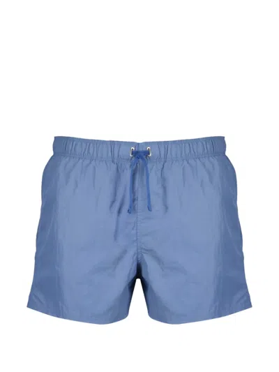 Givenchy Drawstring Swim Shorts In Blue