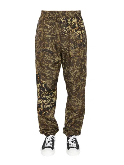 Givenchy Drawstring Waistband Joggers In Green