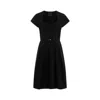 Givenchy Women Black Taffetas Mini Dress In Black