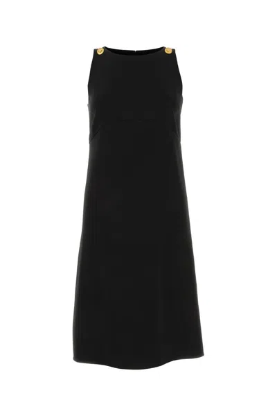 Givenchy Button-detail Sleeveless Dress In Black