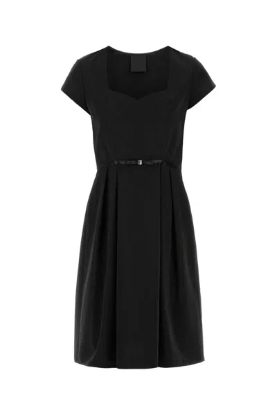 Givenchy Women Black Taffetas Mini Dress