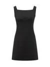 Givenchy Cutout Draped Mini Dress In Black