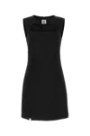 Givenchy Black Stretch Viscose Blend Mini Dress In Black