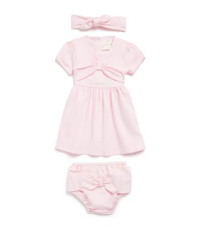 Givenchy Kids' Dress, Bloomers And Headband Set In Pink