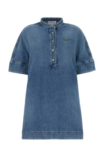 Givenchy Denim Dress In Blue