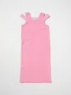 GIVENCHY DRESS GIVENCHY KIDS COLOR PINK,F55677010