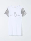 GIVENCHY DRESS GIVENCHY KIDS COLOR WHITE,406739001