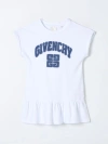 GIVENCHY DRESS GIVENCHY KIDS COLOR WHITE,F36926001