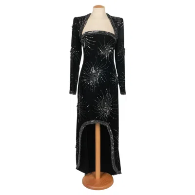 Pre-owned Givenchy Dress Haute Couture Circa 90 In Black