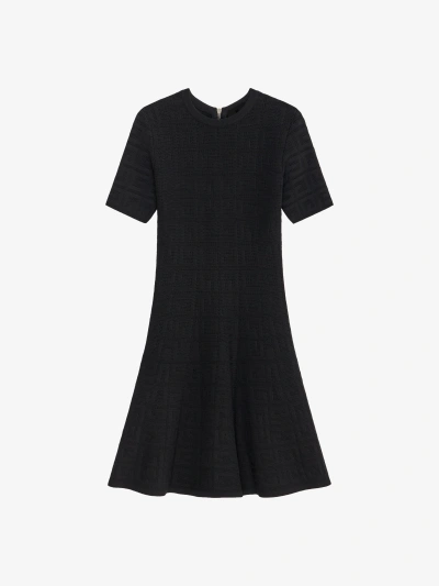 Givenchy Robe En Jacquard 4g In Black