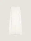 Givenchy Dress In Crepe Cady With Cape In White