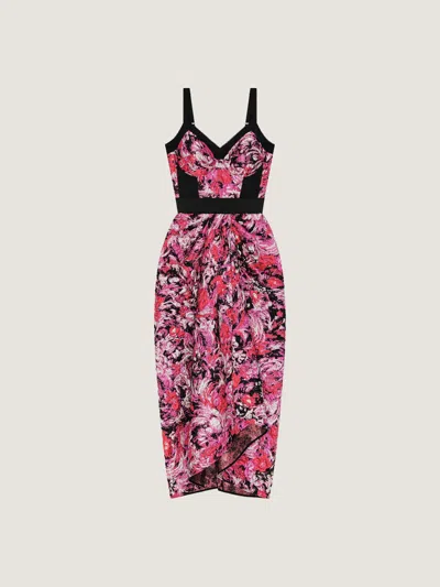 Givenchy Dress In Floral Jacquard In Multi